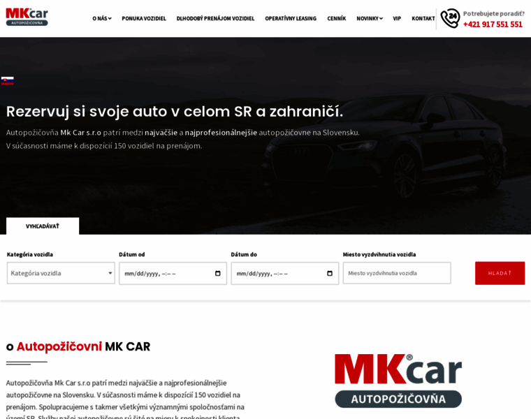 Mkcar.sk thumbnail