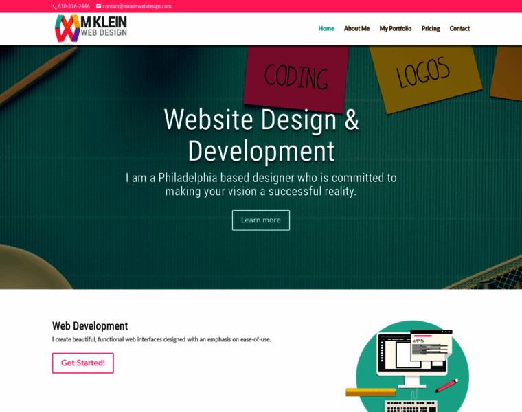 Mkleinwebdesign.com thumbnail