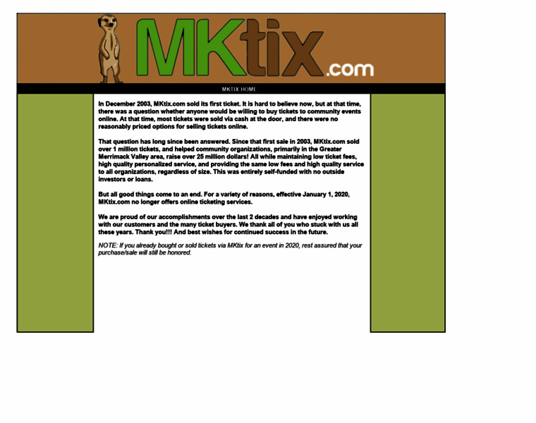Mktix.com thumbnail