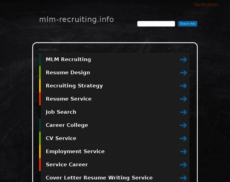 Mlm-recruiting.info thumbnail