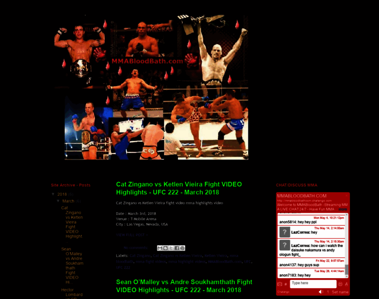 Mmabloodbath.com thumbnail Mmabloodbath.com thumbnail