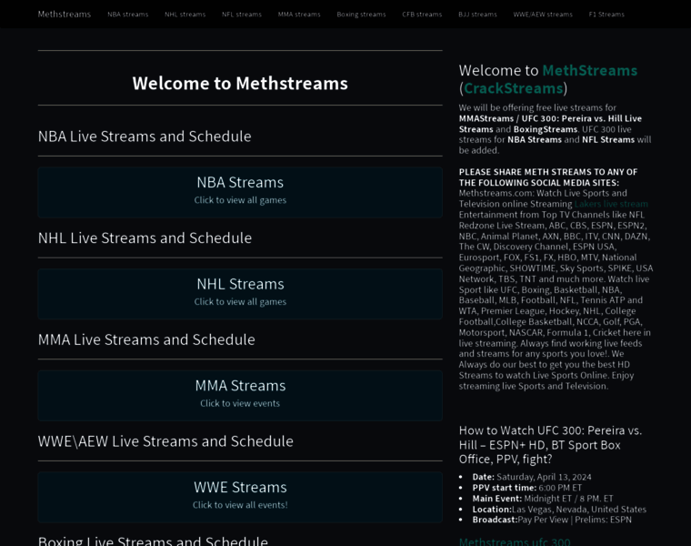 Mmethstreams.com thumbnail