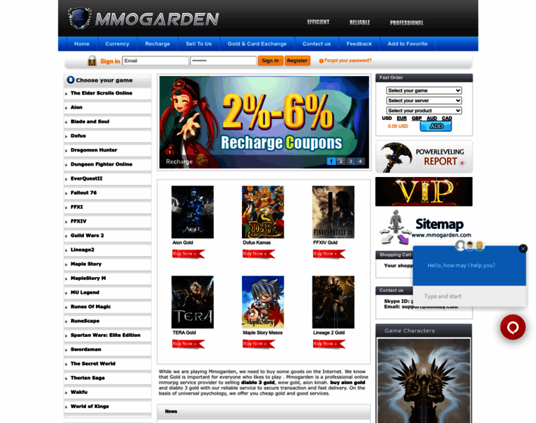 Mmogarden.com thumbnail
