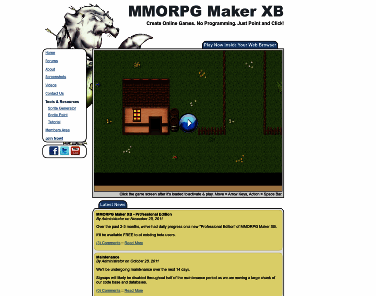 Mmorpg-maker.com thumbnail