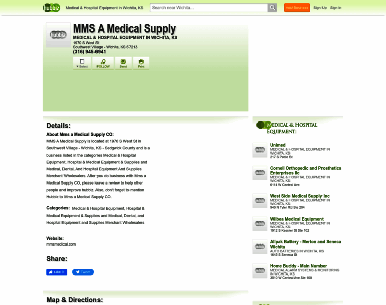 Mms-a-medical-supply-co.hub.biz thumbnail