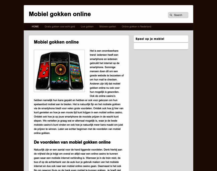 Mobielgokkenonline.nl thumbnail