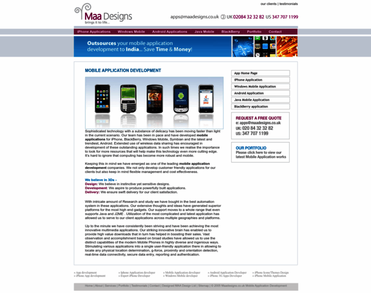 Mobile-application.maadesigns.co.uk thumbnail