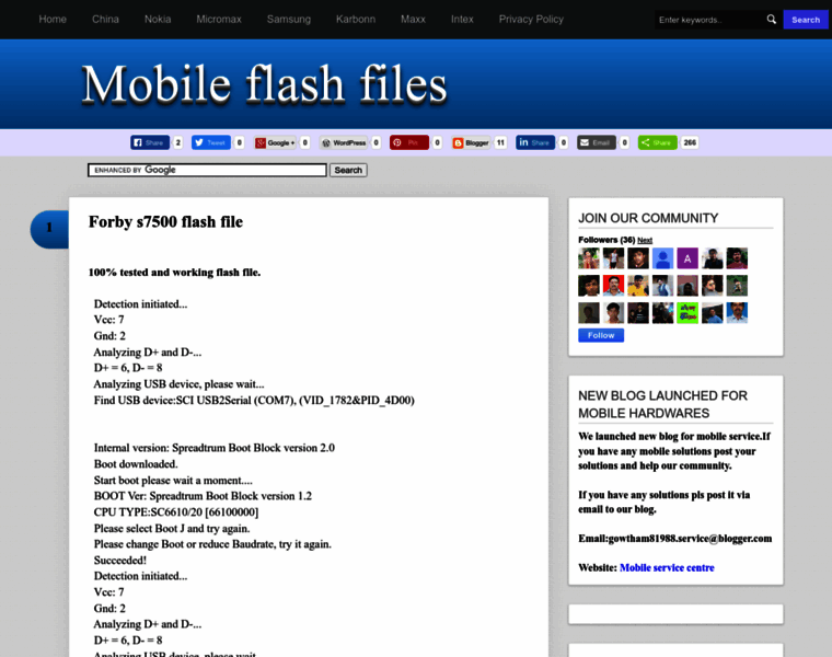Mobile-flash-file.blogspot.com thumbnail