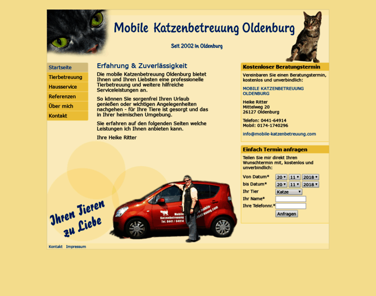 Mobile-katzenbetreuung.com thumbnail