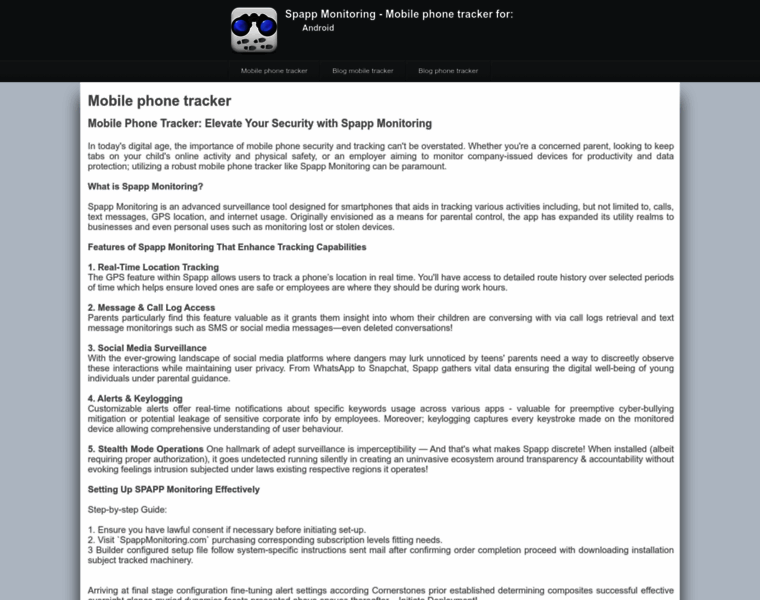 Mobile-phone-tracker.org thumbnail