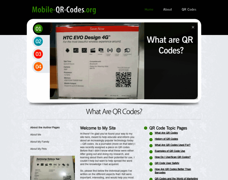 Mobile-qr-codes.org thumbnail