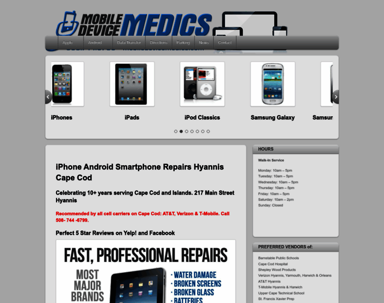 Mobiledevicemedics.com thumbnail