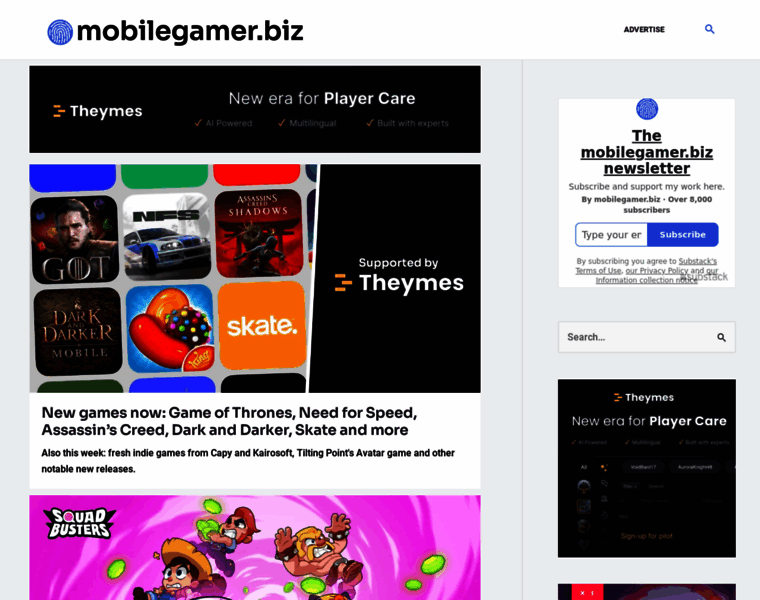 Mobilegamer.biz thumbnail