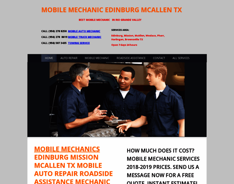 Mobilemechanicmcallentx.com thumbnail