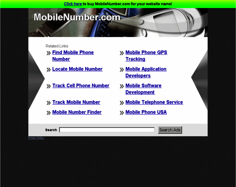 Mobilenumber.com thumbnail
