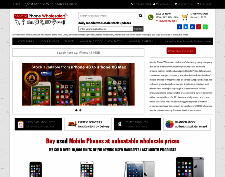 Mobilephonewholesalers.co.uk thumbnail