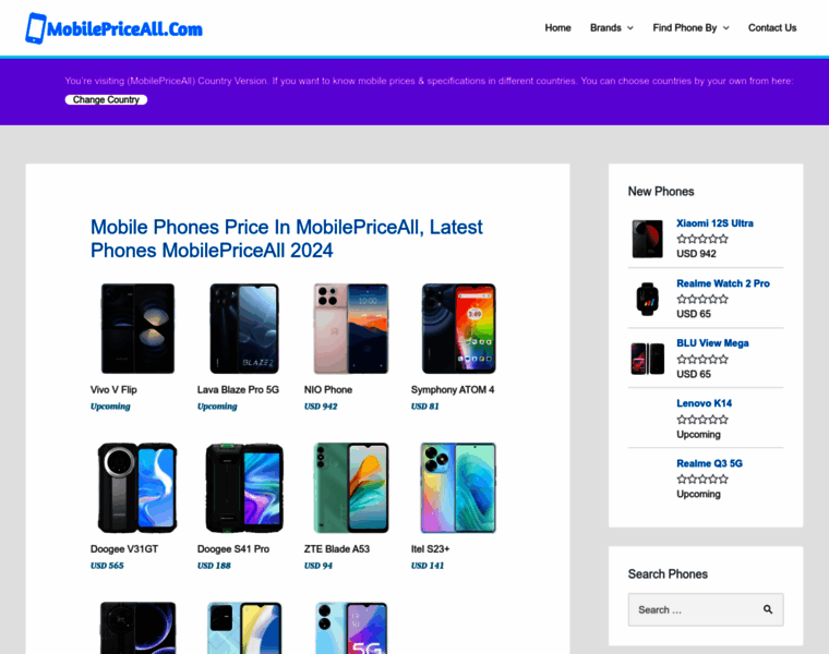 Mobilepriceall.com thumbnail