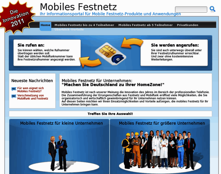 Mobiles-festnetz.de thumbnail