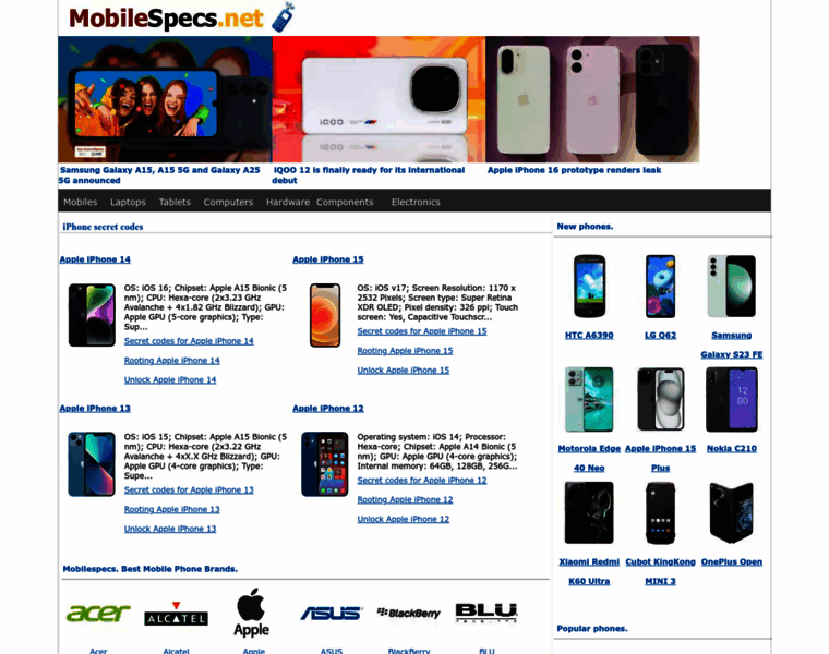 Mobilespecs.net thumbnail