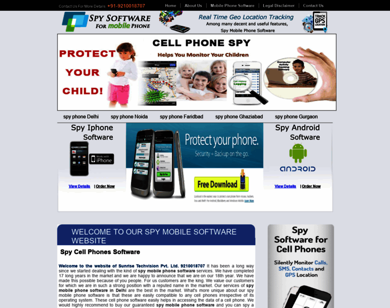 Mobilespysoftwareindia.in thumbnail