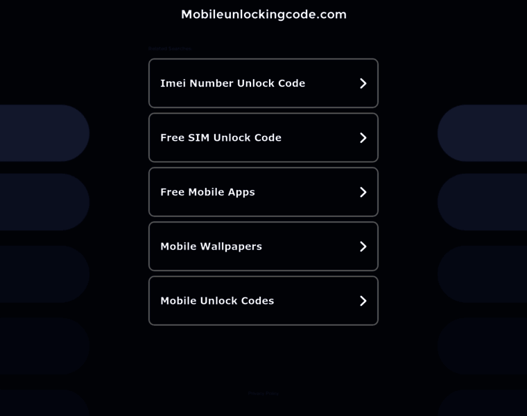 Mobileunlockingcode.com thumbnail