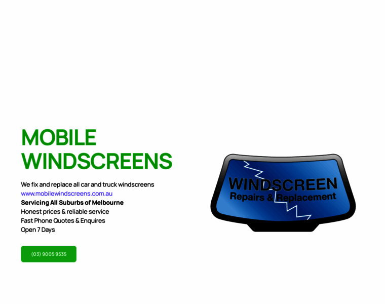 Mobilewindscreens.com.au thumbnail
