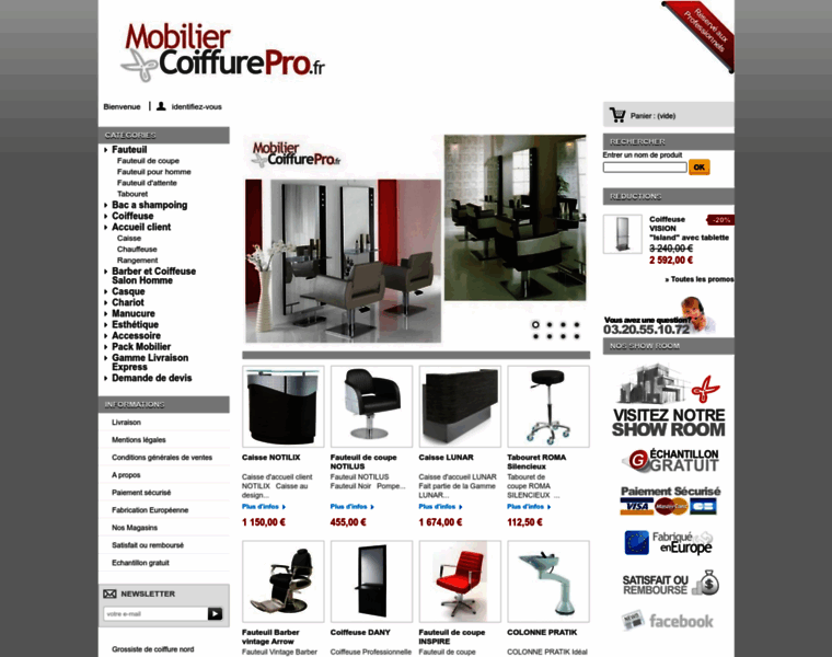 Mobiliercoiffurepro.fr thumbnail