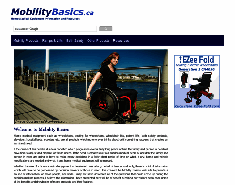 Mobilitybasics.ca thumbnail
