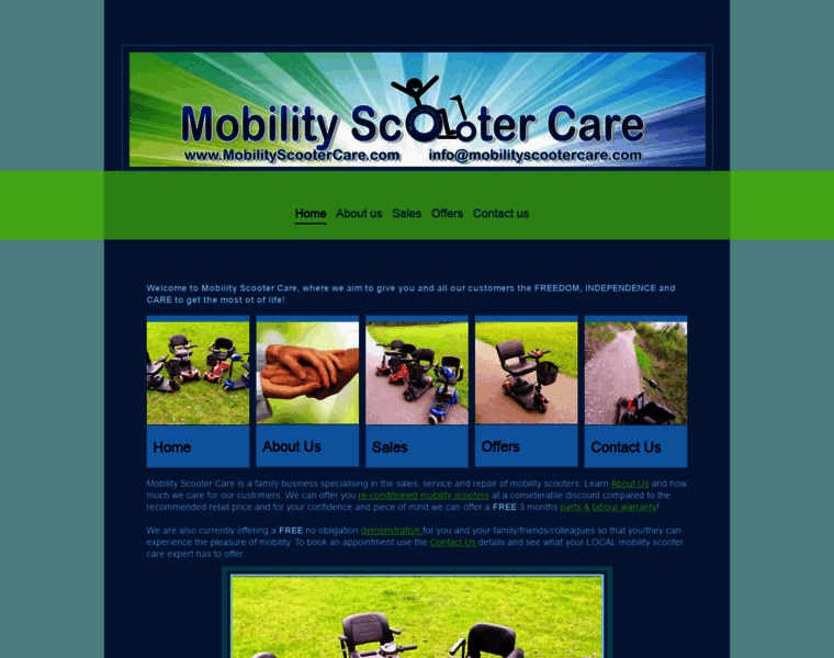 Mobilityscootercare.com thumbnail