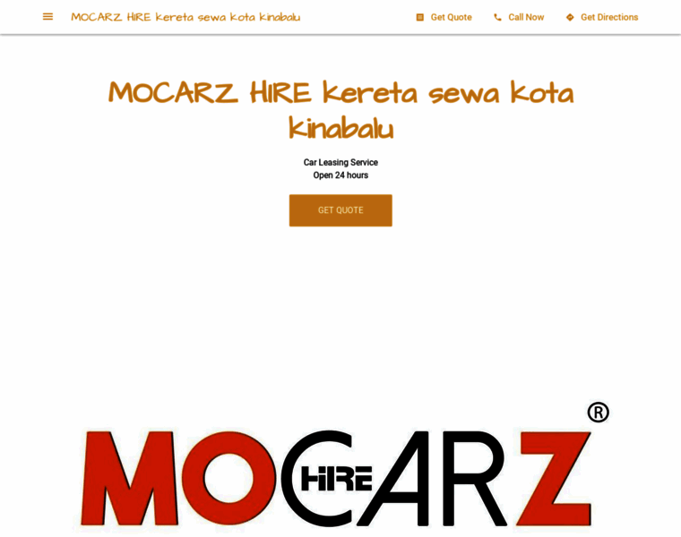 Mocarz-hire-kereta-sewa-kota-kinabalu.business.site thumbnail