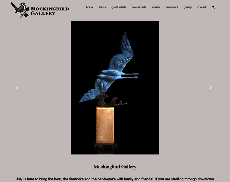 Mockingbird-gallery.com thumbnail