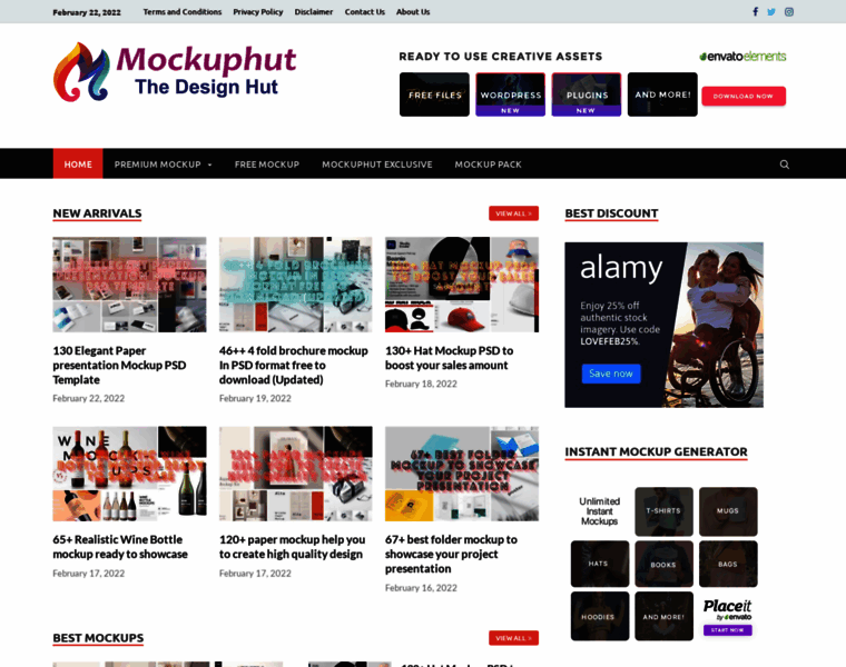 Mockuphut.com thumbnail