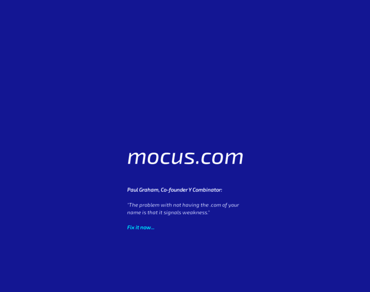Mocus.com thumbnail