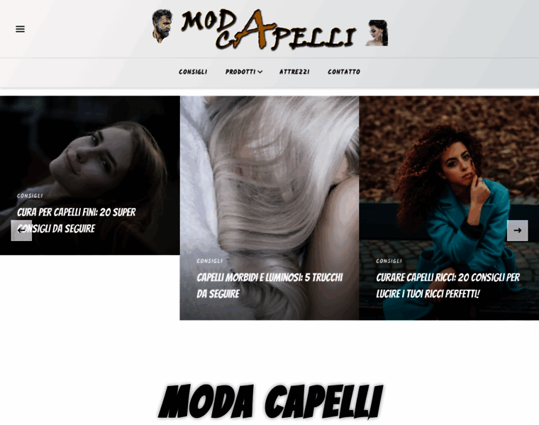 Modacapelli.eu thumbnail Modacapelli.eu thumbnail