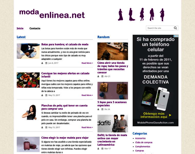 Modaenlinea.net thumbnail