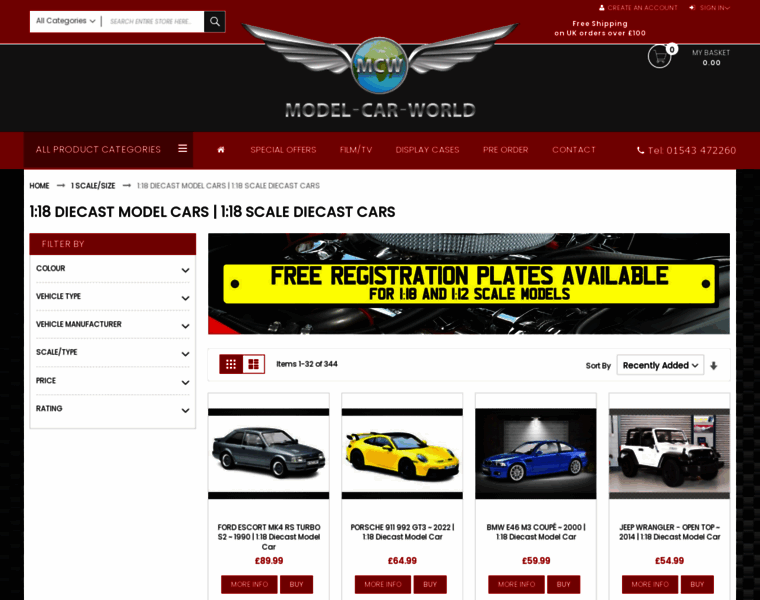 Model-car-world.co.uk thumbnail