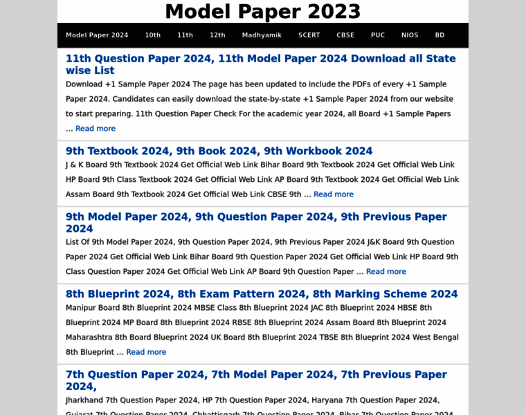 Model-papers.com thumbnail