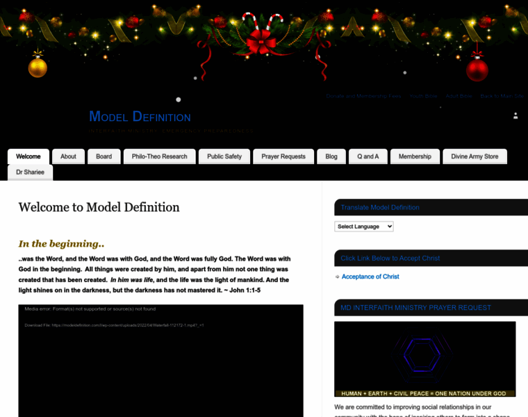 Modeldefinition.com thumbnail