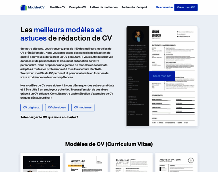 Modeles-cv.fr thumbnail