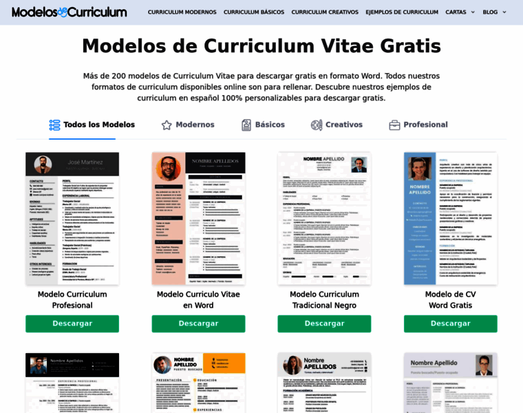Modelos-de-curriculum.com thumbnail