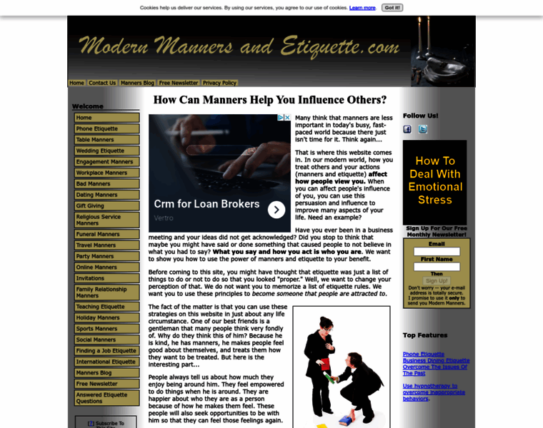 Modern-manners-and-etiquette.com thumbnail