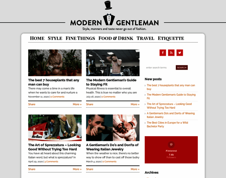 Moderngentlemanmagazine.com thumbnail