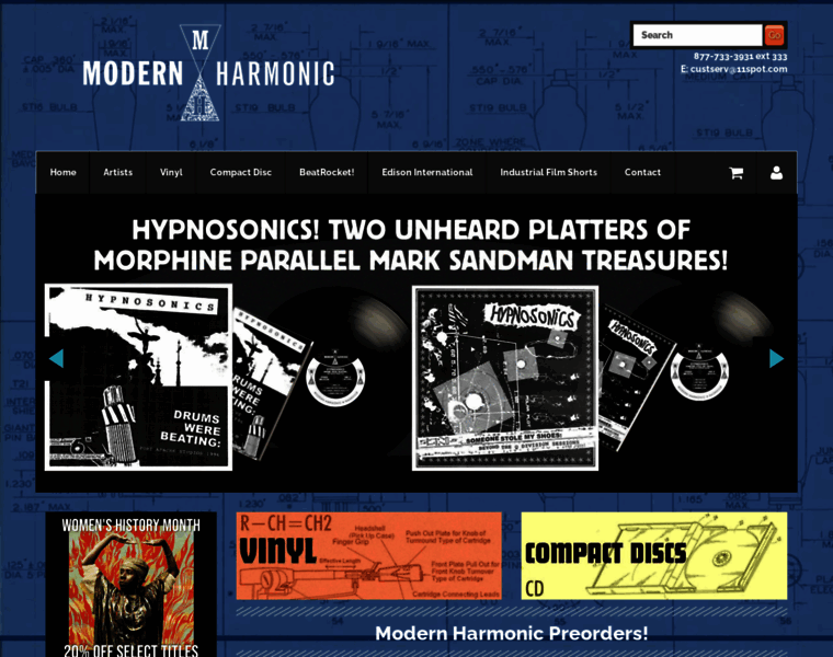 Modernharmonic.com thumbnail
