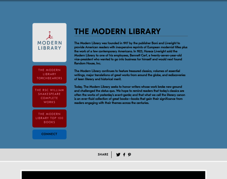 Modernlibrary.com thumbnail