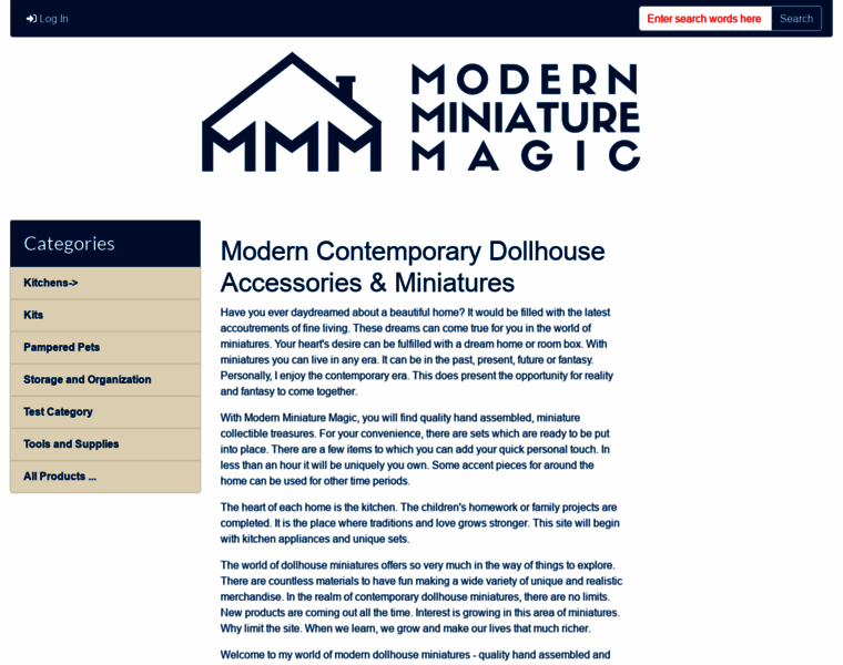 Modernminiaturemagic.com thumbnail