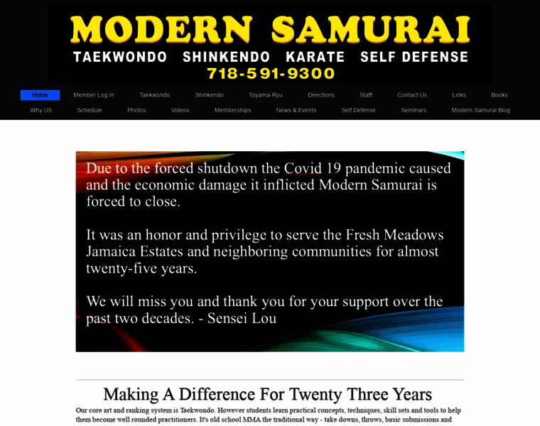 Modernsamurai.com thumbnail