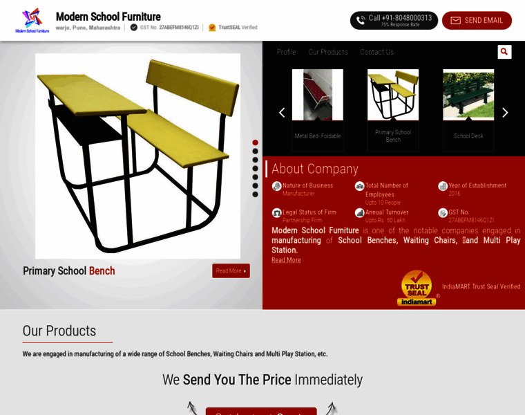Modernschoolfurniture.co.in thumbnail