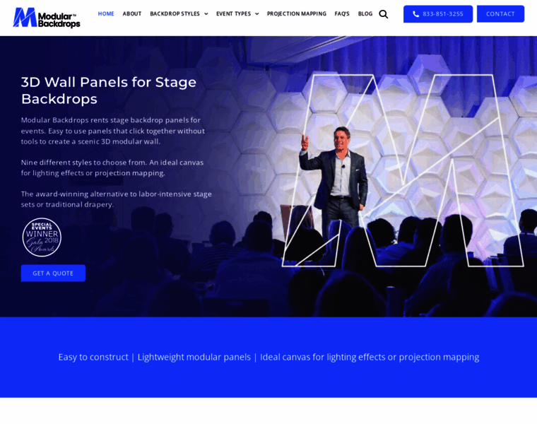 Modularbackdrops.com thumbnail