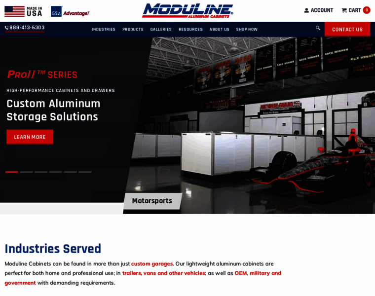 Modulinecabinets.com thumbnail