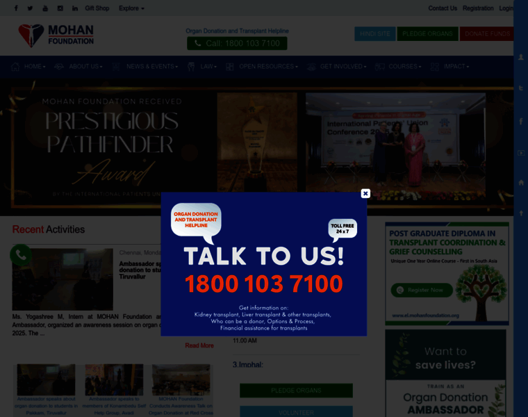 Mohanfoundation.org thumbnail Mohanfoundation.org thumbnail